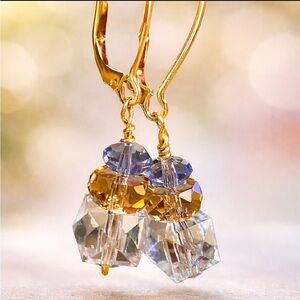 Elegant Crystal Drop Earrings